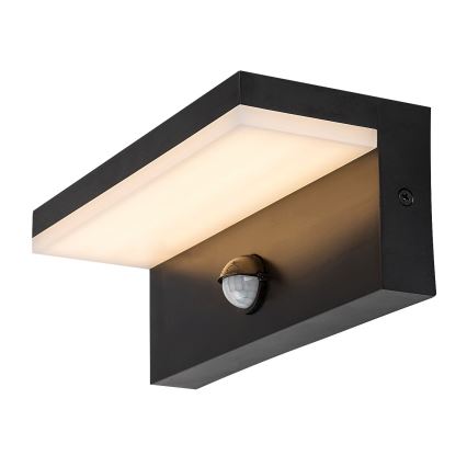 Rabalux - Udendørs LED væglampe med sensor LED/9W/230V 2700/4000/6500K IP54 sort