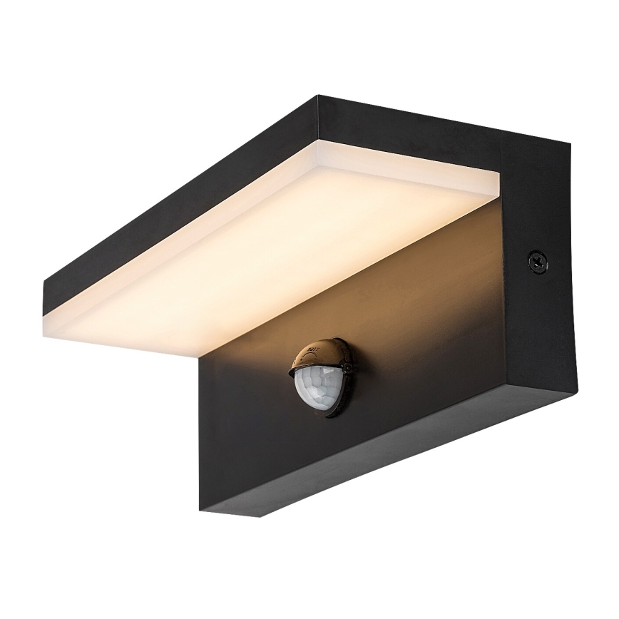 Rabalux - Udendørs LED væglampe med sensor LED/9W/230V 2700/4000/6500K IP54 sort