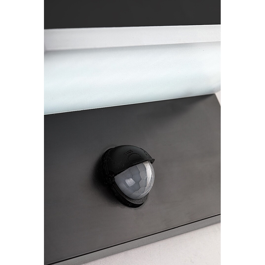 Rabalux - Udendørs LED væglampe med sensor LED/9W/230V 2700/4000/6500K IP54 sort
