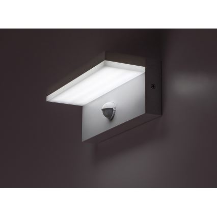 Rabalux - Udendørs  LED væglampe med sensor LED/9W/230V 2700/4000/6500K IP54 hvid