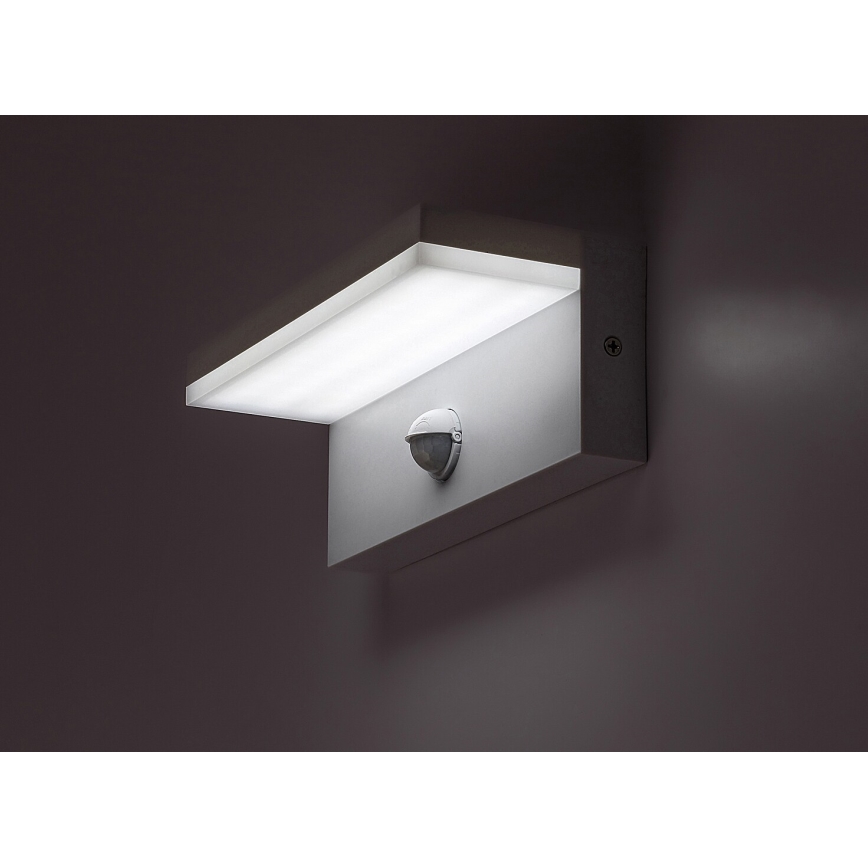 Rabalux - Udendørs  LED væglampe med sensor LED/9W/230V 2700/4000/6500K IP54 hvid