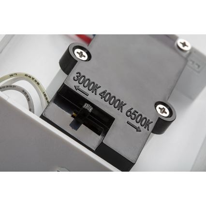 Rabalux - Udendørs  LED væglampe med sensor LED/9W/230V 2700/4000/6500K IP54 hvid