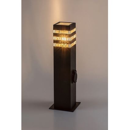 Rabalux - Udendørslampe med stik 1xE27/12W/230V IP44