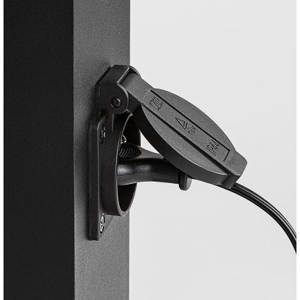 Rabalux - Udendørslampe med stik 1xE27/12W/230V IP44