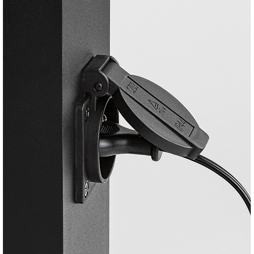 Rabalux - Udendørslampe med stik 1xE27/12W/230V IP44