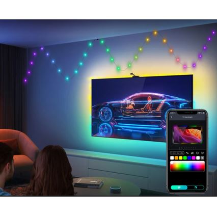 Rabalux - LED strip med RGB-farver LED/2,8W/5V 5 m IP44 WiFi + fjernbetjening