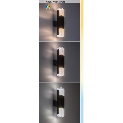 Rabalux - Udendørs LED væglampe LED/12W/230V 2700/4000/6000K IP54