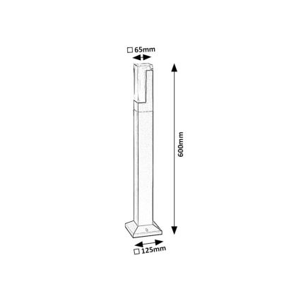 Rabalux - LED udendørslampe LED/7W/230V IP54