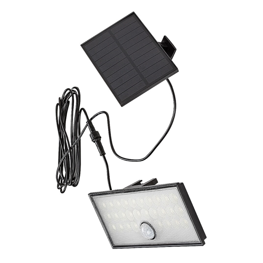 Rabalux - Soldrevet LED projektør med sensor LED/8W/3,7V 1800mAh IP65 + fjernbetjening