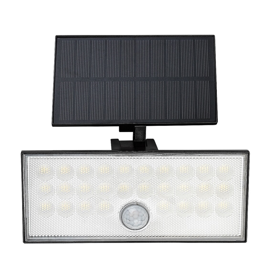 Rabalux - Soldrevet LED projektør med sensor LED/8W/3,7V 1800mAh IP65 + fjernbetjening