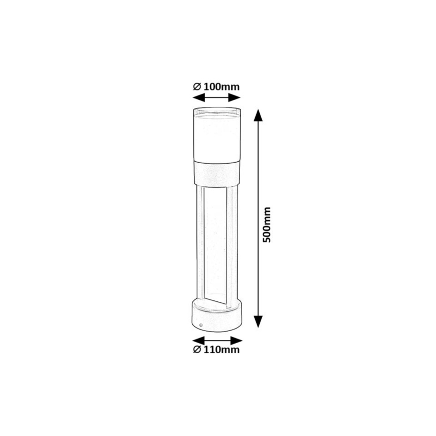 Rabalux - LED udendørslampe LED/12W/230V IP44 50 cm