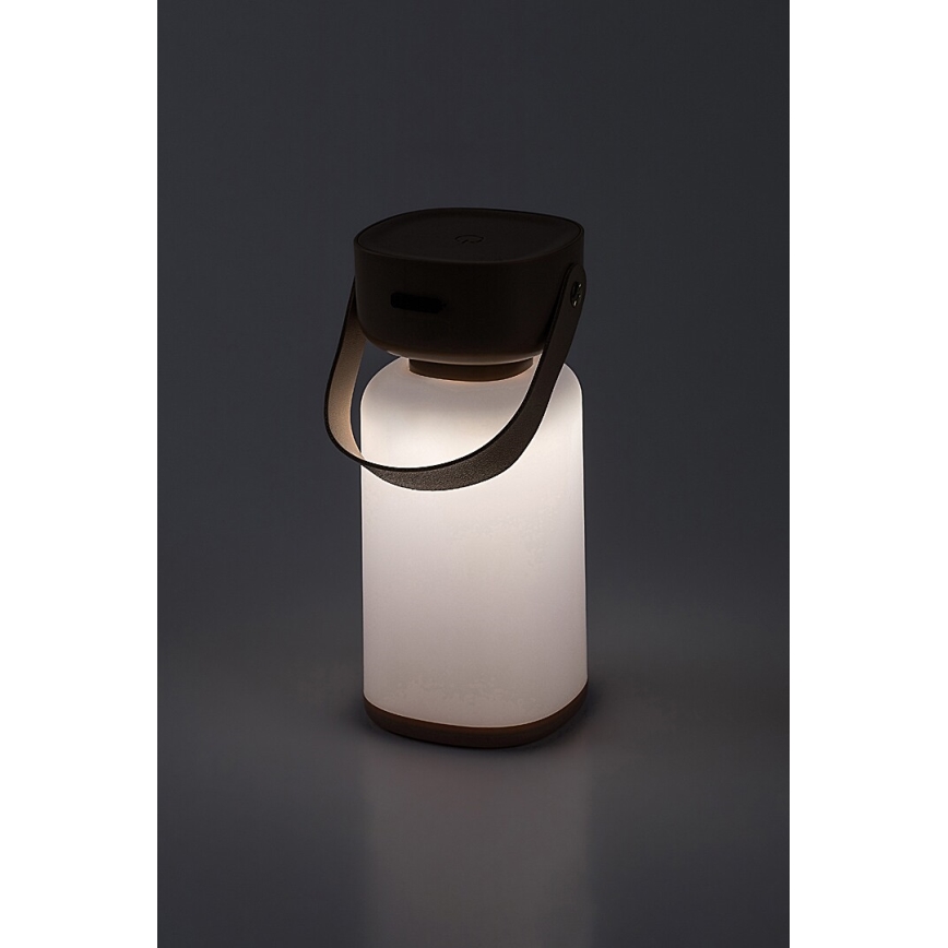 Rabalux - Udendørs LED bordlampe m. touch-funktion dæmpbar og genopladelig LED/3W/5V IP44 brun