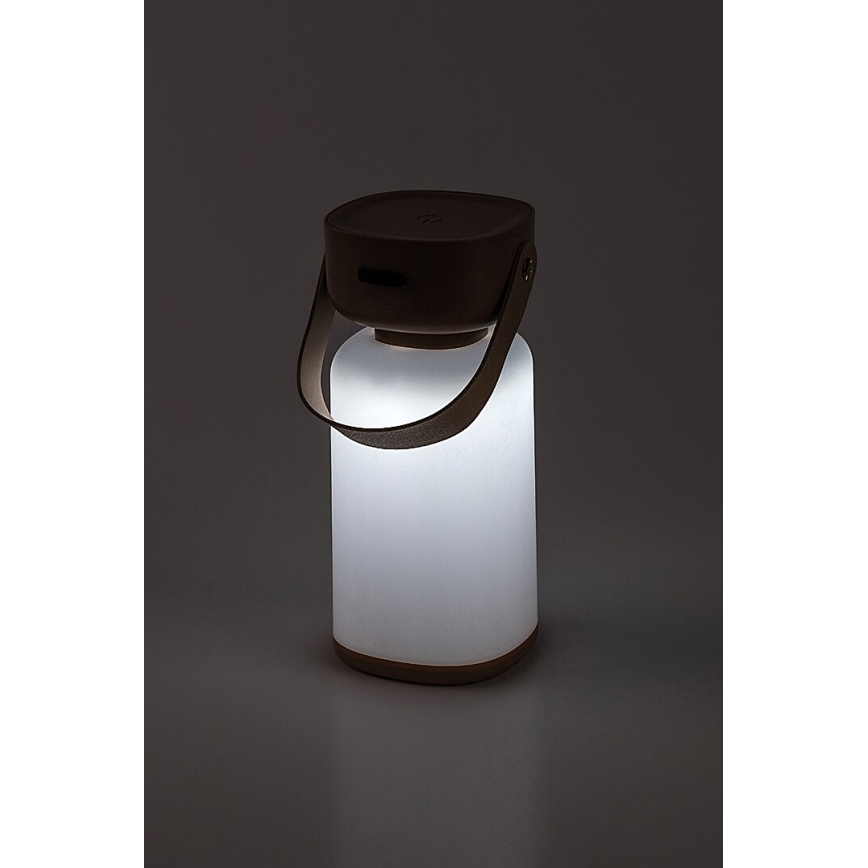 Rabalux - Udendørs LED bordlampe m. touch-funktion dæmpbar og genopladelig LED/3W/5V IP44 brun