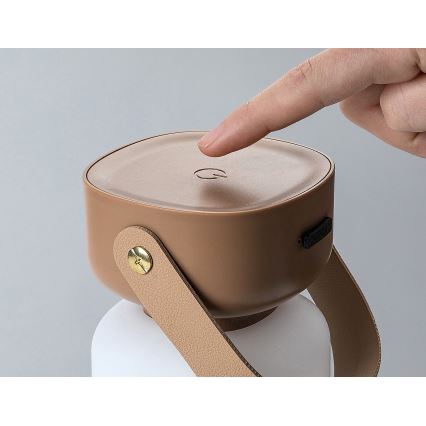 Rabalux - Udendørs LED bordlampe m. touch-funktion dæmpbar og genopladelig LED/3W/5V IP44 brun