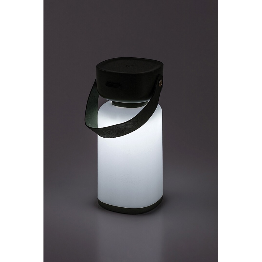 Rabalux - Udendørs LED bordlampe m. touch-funktion dæmpbar og genopladelig LED/3W/5V IP44 grøn