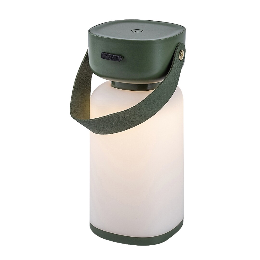 Rabalux - Udendørs LED bordlampe m. touch-funktion dæmpbar og genopladelig LED/3W/5V IP44 grøn