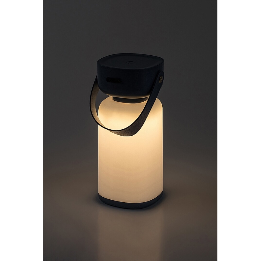 Rabalux - Udendørs LED bordlampe m. touch-funktion dæmpbar og genopladelig LED/3W/5V IP44 blå