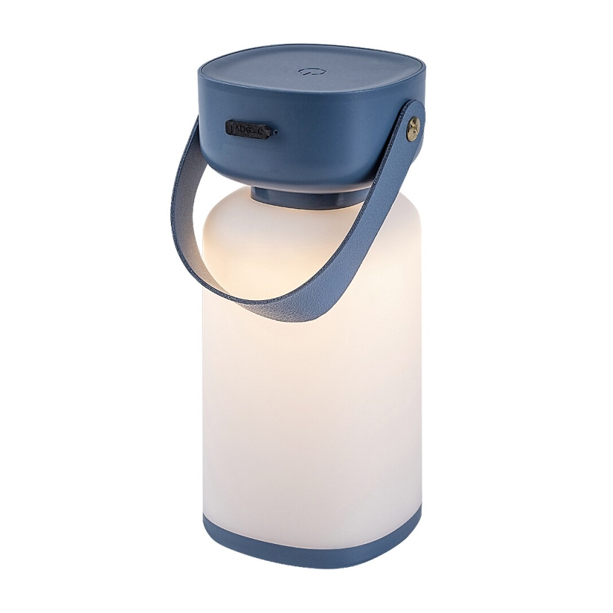 Rabalux - Udendørs LED bordlampe m. touch-funktion dæmpbar og genopladelig LED/3W/5V IP44 blå
