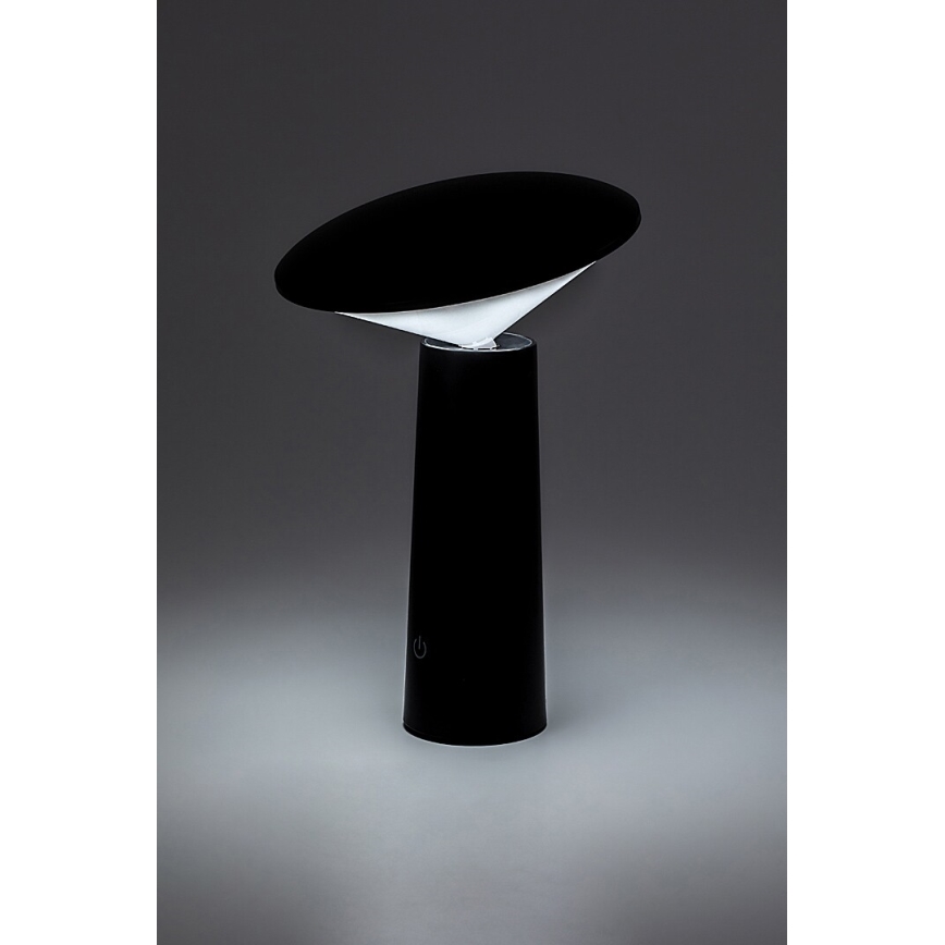 Rabalux - LED Genopladelig bordlampe m. touch-funktion dæmpbar POLPERRO LED/3W/3,7V 1200mAh sort