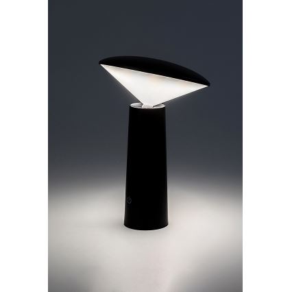 Rabalux - LED Genopladelig bordlampe m. touch-funktion dæmpbar POLPERRO LED/3W/3,7V 1200mAh sort