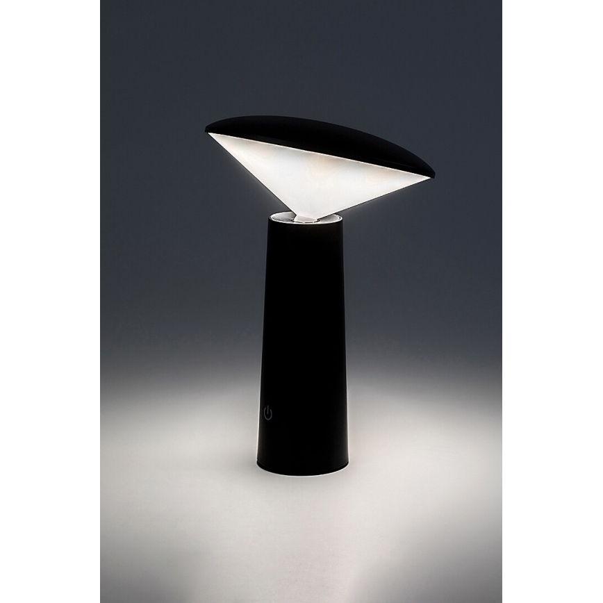 Rabalux - LED Genopladelig bordlampe m. touch-funktion dæmpbar POLPERRO LED/3W/3,7V 1200mAh sort