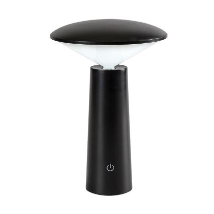 Rabalux - LED Genopladelig bordlampe m. touch-funktion dæmpbar POLPERRO LED/3W/3,7V 1200mAh sort