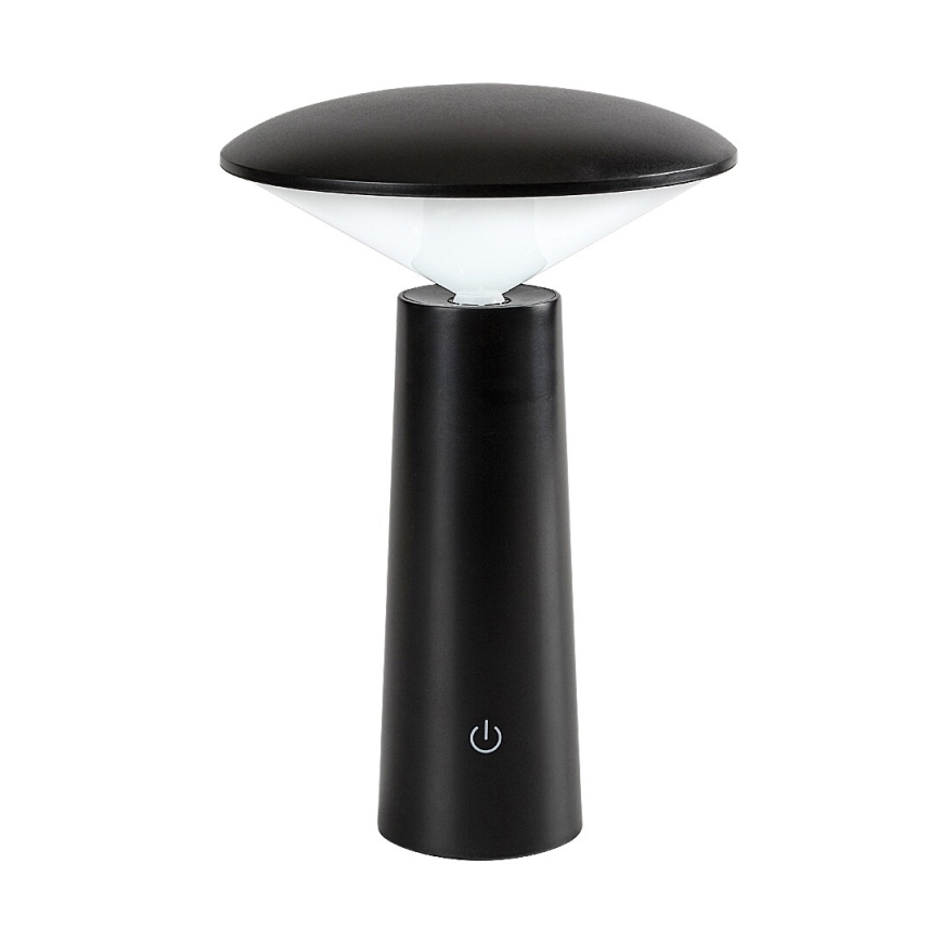 Rabalux - LED Genopladelig bordlampe m. touch-funktion dæmpbar POLPERRO LED/3W/3,7V 1200mAh sort
