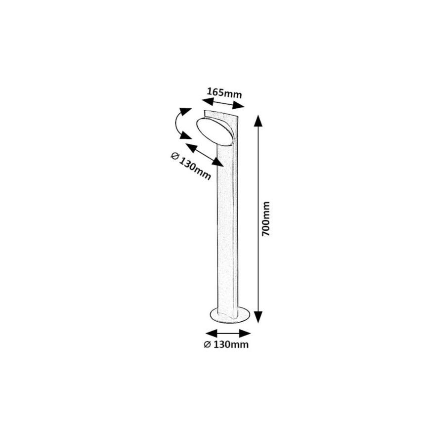 Rabalux - LED udendørslampe LED/12W/230V IP54