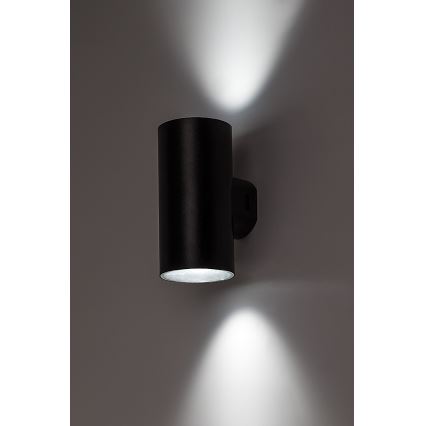Rabalux - Udendørs LED væglampe LED/18W/230V 2700/4000/6500K IP65 sort