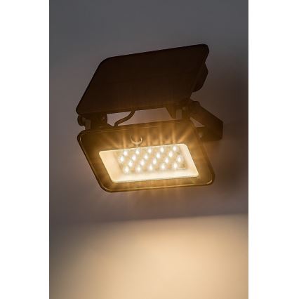 Rabalux - Soldrevet LED projektør med sensor LED/6W/3,7V 3000/4000/6500K IP65