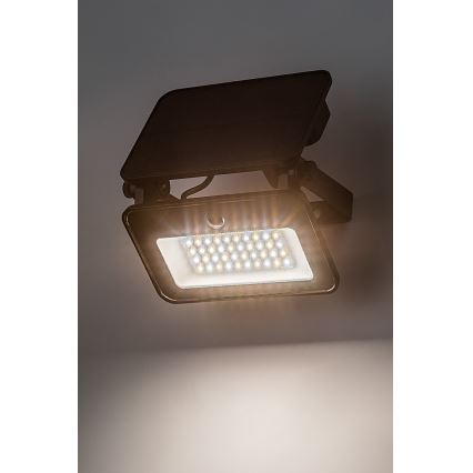 Rabalux - Soldrevet LED projektør med sensor LED/6W/3,7V 3000/4000/6500K IP65