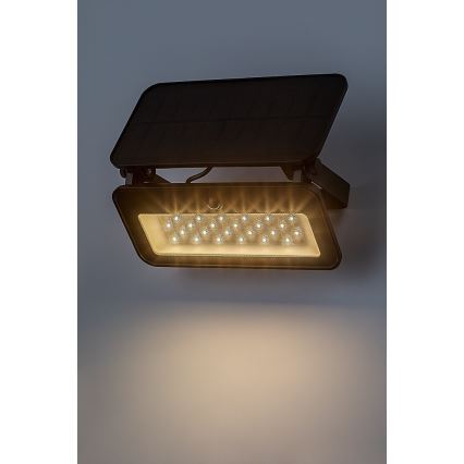 Rabalux - Soldrevet LED projektør med sensor LED/8W/3,7V 3000/4000/6500K IP65