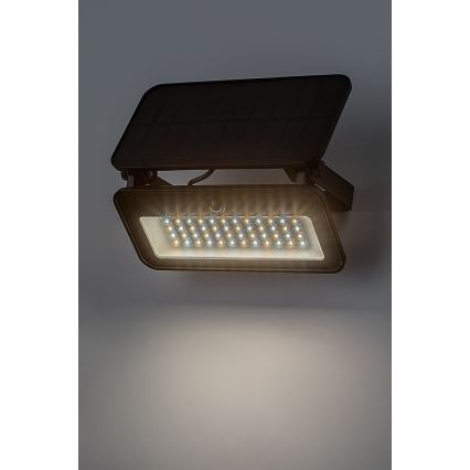 Rabalux - Soldrevet LED projektør med sensor LED/8W/3,7V 3000/4000/6500K IP65