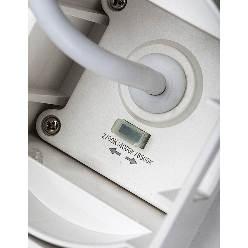 Rabalux - Udendørs LED væglampe LED/9W/230V 2700/4000/6500K IP65 hvid