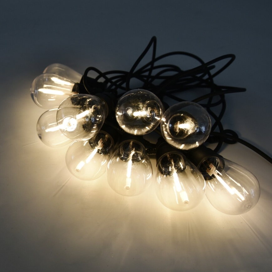 Rabalux - Soldrevet LED lyskæde LED/3,6W/3,7V 6,5 m 1200mAh IP44