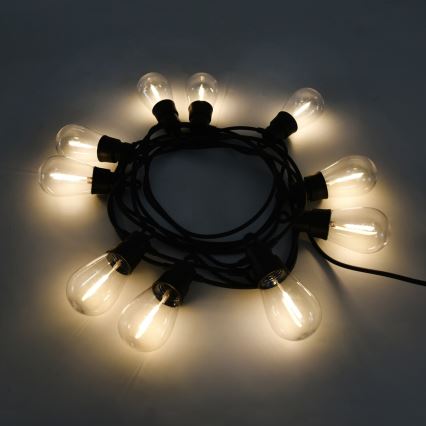 Rabalux - Soldrevet LED lyskæde LED/3,6W/3,7V 6,5 m 1200mAh IP44