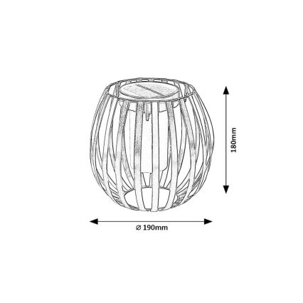 Rabalux - LED solcellelampe LED/1W/1,2V 300mAh IP44