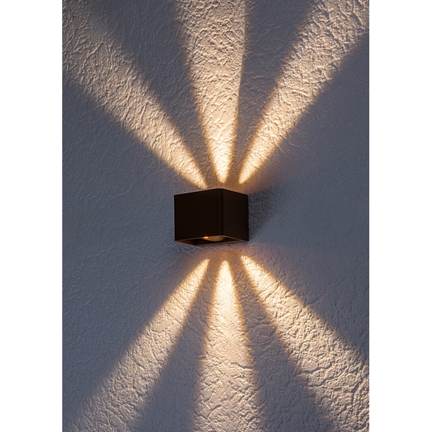 Rabalux - Udendørs LED væglampe LED/10W/230V IP54 brun