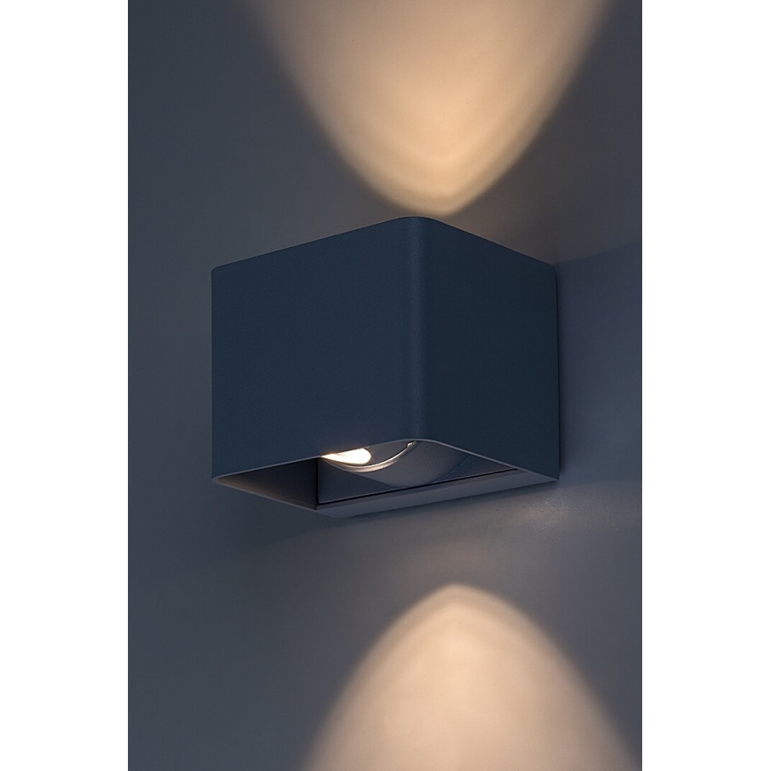 Rabalux - Udendørs LED væglampe LED/10W/230V IP54 grå