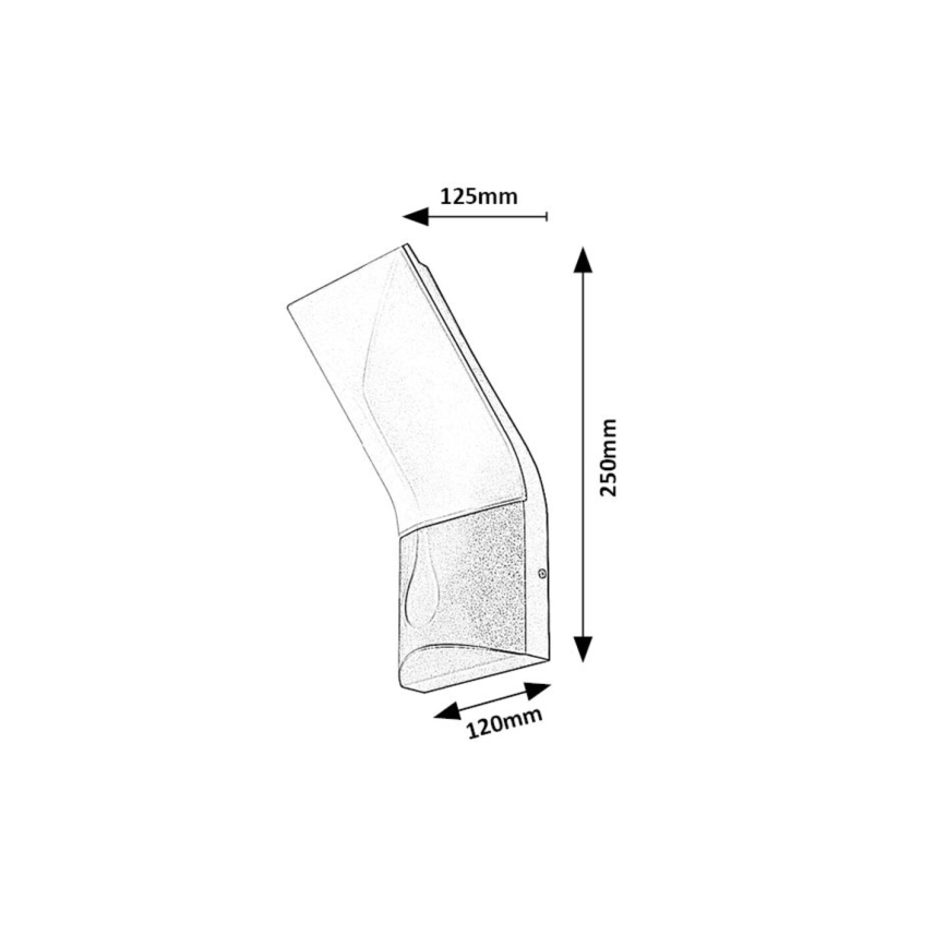 Rabalux - Udendørs LED væglampe LED/10W/230V IP54