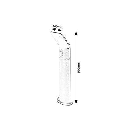 Rabalux - LED udendørslampe LED/10W/230V IP54