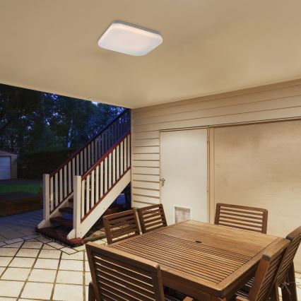 Rabalux - LED badeværelsesloftlampe LED/18W/230V 3000/4000/6000K IP44 28,5x28,5 cm