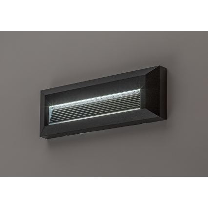 Rabalux - LED udendørs væglampe LED/6W/230V IP65 sort
