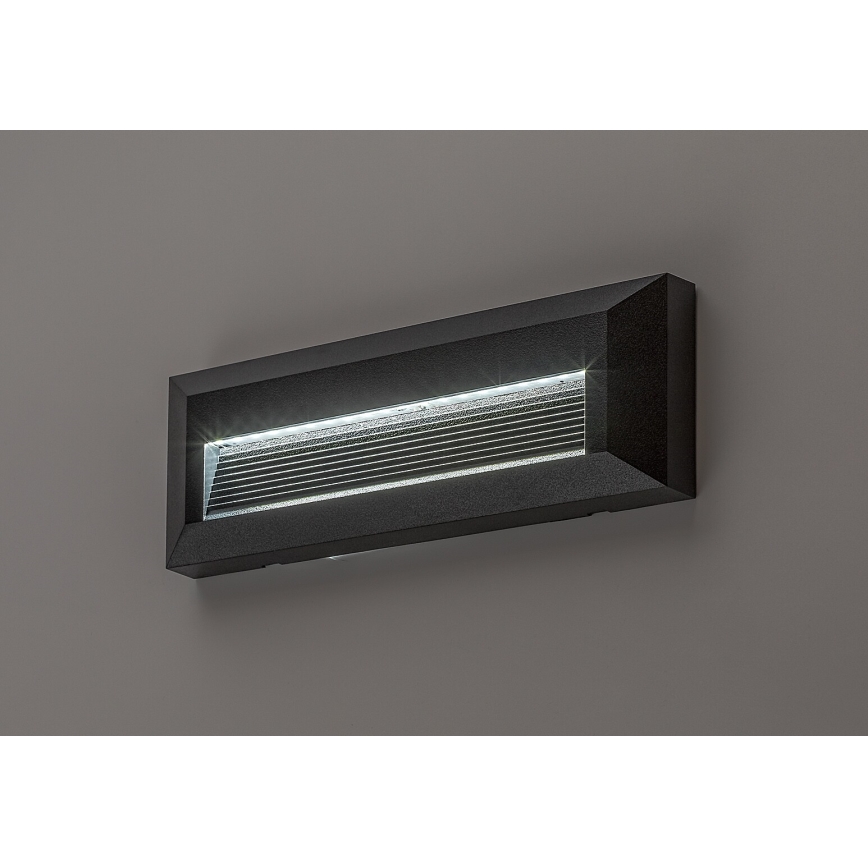 Rabalux - LED udendørs væglampe LED/6W/230V IP65 sort