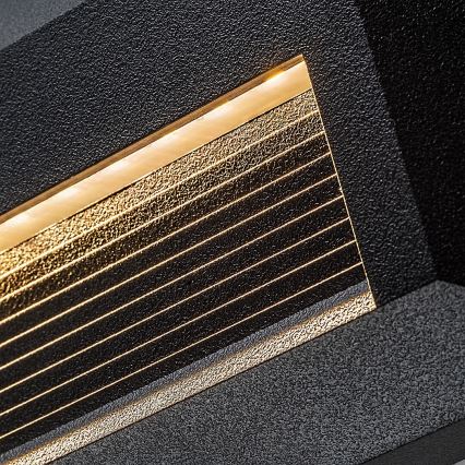 Rabalux - LED udendørs væglampe LED/6W/230V IP65 sort