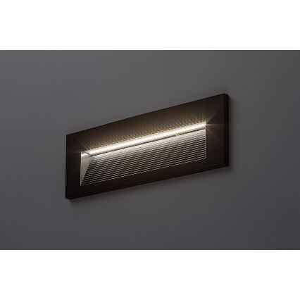 Rabalux - LED udendørs væglampe LED/6W/230V IP65 sort