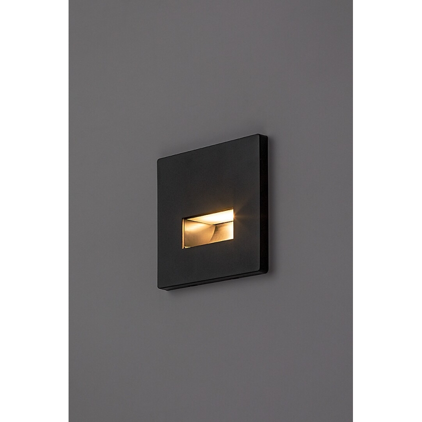Rabalux - LED trappearmatur LED/1W/230V 3000/4500/6500K sort