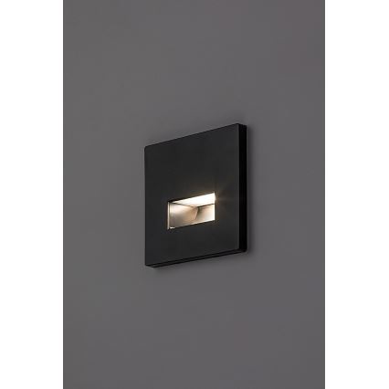 Rabalux - LED trappearmatur LED/1W/230V 3000/4500/6500K sort