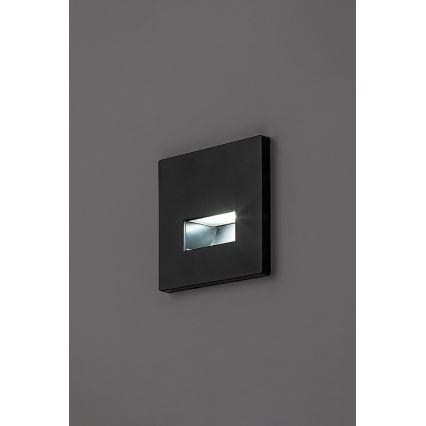 Rabalux - LED trappearmatur LED/1W/230V 3000/4500/6500K sort