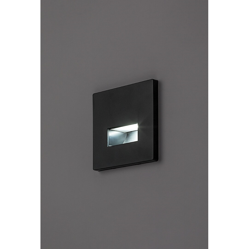 Rabalux - LED trappearmatur LED/1W/230V 3000/4500/6500K sort